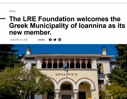 Ο Δήμος Ιωαννιτών μέλος στον ευρωπαϊκό  Οργανισμό Liberation Route Europe